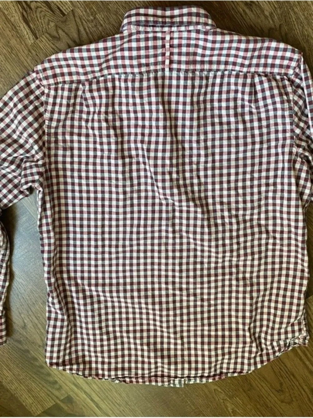 Banana Republic Men's Camden Fit Check Button-Down Shirt Size Large-013